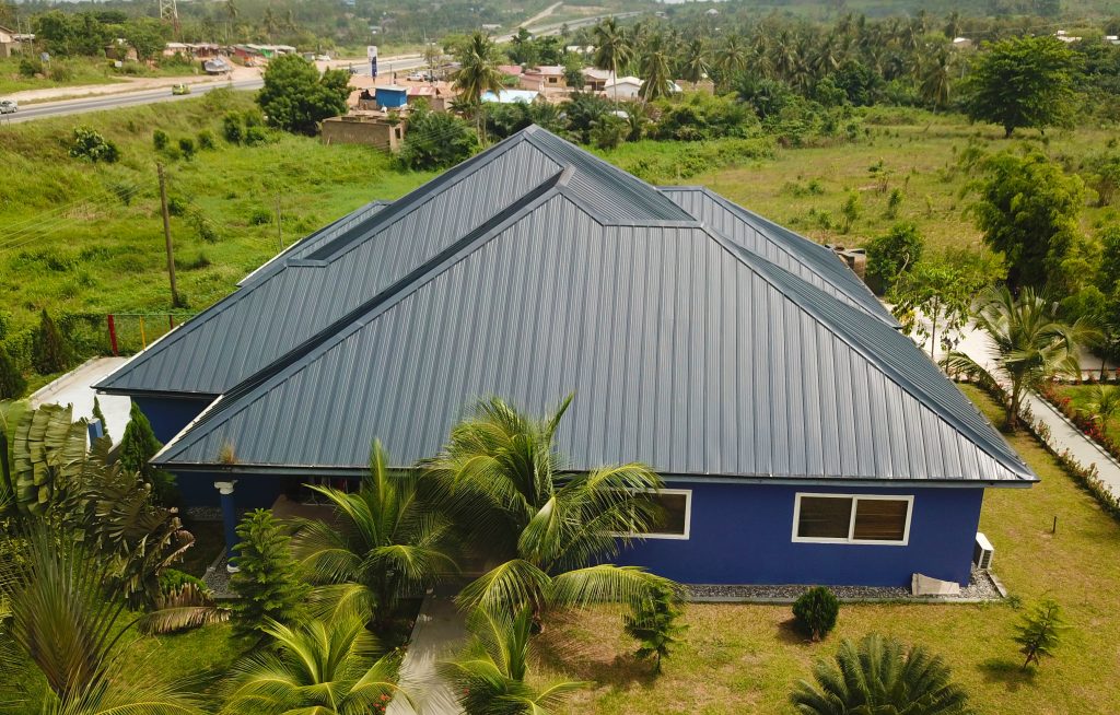 Roofing sheets in Ghana, roof design in ghana